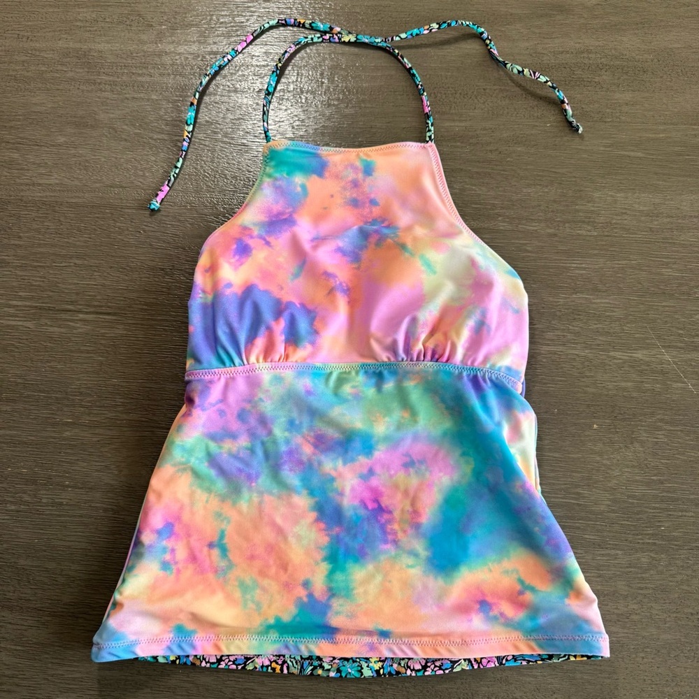 NWT Raisins Tankini Swimsuit St Croix Halter Tie Neck S - Picture 2 of 9